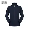 Nova Blusa de Moletom com Gola Alta Roupa de Trabalho Logo Personalizado Roupas de Trabalho Jaqueta Outono/Inverno Loja 4S Corta-vento Fino Camada Única