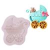 Variedade DIY de Molde para Bolo Fondant Berço Carrinho de Bebê Molde para Pudim Ferramentas de Silicone Líquido para Assar
