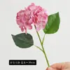 46 piezas de flores artificiales, hortensias de lámina de gel hidratante con tacto 3D, flores falsas para decoración del hogar y de bodas, venta al por mayor de alta gama