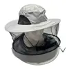 Sombrero Anti-Mosquitos para Pesca, Equipo de Protección Solar para Exteriores, Máscara de Apicultor, Cubierta para la Cabeza Anti-Abejas, Sombrero a Prueba de Insectos para Pesca Nocturna al por Mayor