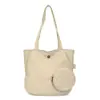 Bolsa de Viaje Ligera de Tela de Nylon de Gran Capacidad para Mujer 2025 Nueva Moda Bolso de Hombro Casual Bolso Tote Versátil para el Día a Día