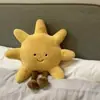 Vento ins nórdico rosto sorridente sol travesseiro de dormir desenho animado lua decoração de casa loja travesseiro atacado transfronteiriço