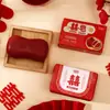 Set de Artículos de Tocador para Boda, un Par de Tazas de Boda, Cepillo de Dientes Rojo, Vaso para Enjuague Bucal, Jabonera, Artículos de Dote, Regalo de Boda
