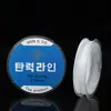 Hilo Elástico Original Coreano Importado Hilo de Pescar Transparente Redondo Hilo de Cristal Pulsera de Cuentas de Cristal Hilo Elástico Resistente al Desgaste