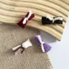 2025 Nuevo Suéter de Punto de Lana con Lazo Coreano de Punto Lindo para Niñas Accesorios de Ropa Ins