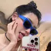Óculos de Sol Estilo Y2K Rosa Hot Girl Doce Cool Feminino Tendência Moda Estiloso de Alto Valor Óculos de Sol Estilosos com Proteção UV
