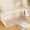 Estantería de escritorio, estación de trabajo de oficina, organizador de escritorio para archivos y libros, escritorio de estudiante, estante de almacenamiento multicapa, aparador