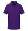 Playeras tipo polo de verano, Camisetas personalizadas, Ropa de trabajo de algodón de fibra larga, Logo bordado, Ropa de trabajo corporativa de manga corta con solapa, Hecho a medida