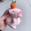 Celebridad de internet lindo capibara capibara colgante peluche juguete muñeca bolsa colgante llavero Muñeca Muñeca
