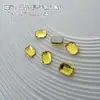 Rhinestones de Cristal Biselado de Fondo Plano Octagonal Rectangular de Colores para Uñas Decoración de Uñas DIY Accesorios Venta al por Mayor