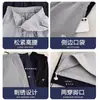 Pantalones de Trabajo Bordados Estilo Americano Azul Marino para Mujer, Novedad Primavera/Verano 2026 de Cintura Alta Adelgazantes Holgados Casuales de Secado Rápido de Pierna Ancha