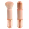 Brocha de Maquillaje Multifuncional Portátil de Viaje Mini Multifuncional Conveniente Polvo Suelto Sombra de Ojos Rubor Contorno Retráctil Cápsula