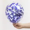 Globo de Aluminio Relleno de Lentejuelas de 12 Pulgadas y 2.8g para Venta al por Mayor Decoración de Fiesta de Cumpleaños Propuesta Popular Globo Transparente con Lentejuelas