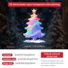 Decoraciones Navideñas Coloridas Transfronterizas Pegatinas Estáticas para Escaparate de Tienda, Centro Comercial, Ambiente Festivo, Pegatinas para Puertas de Cristal, Decoraciones para Ventanas