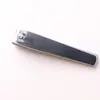 Cortauñas de acero inoxidable cepillado, paquete individual para uso doméstico, herramienta portátil para manicura y cuidado de uñas de adulto