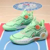 Zapatillas de baloncesto antideslizantes y resistentes al desgaste, nuevas zapatillas deportivas de colores combinados con estilo para todas las estaciones, zapatos ligeros y transpirables para hombre, adecuados para correr en la cancha