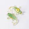 Cascalho de Cristal Natural Peixe Dourado Pequeno, Peixe Koi de Resina Epóxi de Cristal, Ornamentos para Paisagismo de Aquário e Decoração de Mesa para Aumentar a Fortuna Atacado