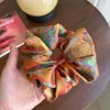Accesorios de Brocado Tradicional de la Dinastía Song China, Nuevas Gomas para el Cabello Estilo Chino Nuevo, Scrunchies Grandes, Gomas para Moños, Accesorios para el Cabello de Cola de Caballo, Bandas Elásticas, Cuerdas para el Cabello Estilo Chino Tradicional, Adornos para el Cabello