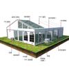 Carpa de almacenamiento industrial para exteriores, almacén de aleación de aluminio, invernadero, a prueba de polvo, carpa móvil cerrada, planta logística grande