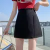 Traje Irregular Estilo Coreano Falda de Color Sólido para Mujer Verano 2026 Nuevo Talla Grande Chicas Gorditas Ajustada a la Cadera Falda Corta Línea A ins