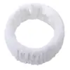 Anillo para el pelo de mujer de moda transfronterizo Banda para el pelo de maquillaje para casa Banda para el pelo semiacabada Felpa linda de color sólido Pulsera de lavado para la muñeca
