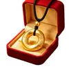 Estilo antiguo oro arena joyería Trece Huérfanos Mahjong pulsera Gang Shang Kai Hua lujo ligero alta gama sensación Ping An Kou colgante venta al por mayor