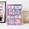 Nuevo y lindo colgante acrílico con forma de diamante de Sanrio, llavero creativo y elegante para bolso, accesorio para aliviar el estrés