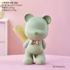 Urso Violento Pura Artesanal Alto Padrão Segurando Flores Sala de Estar Arranjo de Flores Desenho Animado Aniversário Formatura Postura Sentada Violenta Ornamentos Criativos Artesanais