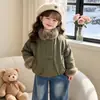 Chaqueta de Felpa para Niña 2026 Ropa Nueva para Bebé Chaqueta Gruesa para Niña Pequeña Parte Superior Ropa de Invierno para Niños Parka
