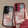 Adecuado para Funda de Teléfono Móvil Samsung S26Ultra, Carcasa Blanda Paso a Paso, Funda Protectora Mariposa con Joyas S25Plus, A16 Dropshipping