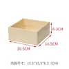 Caja de Madera Caja de Empaque Caja de Almacenamiento para Joyería con Cerradura Caja de Regalo para Tetera Sin Tapa Madera de Bambú Caja de Almacenamiento para el Hogar