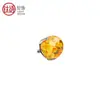 Joia de Piercing Pequena em Forma de Lâmpada com Três Pontas em Liga de Titânio F136 com Rosca Externa para Piercings de Língua, Lábio, Orelha e Cartilagem da Orelha