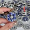 Colgante de plata de ley s925 con forma de mantra de seis palabras, estilo retro, con hebilla de paz y sutra del corazón, cloisonné, para parejas, regalo para hombres y mujeres