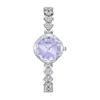 Popular Reloj de Cuarzo Sirena, Moderno Reloj para Mujer Incrustado de Diamantes, Simple y Elegante, Reloj de Pulsera Compacto M015