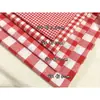 Tela de cuadros para ropa negro y blanco rojo y blanco rojo y negro cuadros pequeños camisa mantel cortina superficie de tela