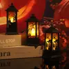 Luz de Halloween Lâmpada de Chama Lâmpada a Óleo Lâmpada de Vela Lanterna de Lareira de Carbono Preto Adereços Decorativos de Festival Ornamentos Luminosos