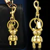 Llavero de Coche Accesorios para Bolsos Oso Cereza Trébol de Cuatro Hojas Mariposa Decoración para Mochila Venta al por Mayor Oso de Alta Gama