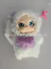 Colgante de peluche de moda, muñeco de conejo de orejas grandes, colgante para bolso, muñeca de vinilo de peluche de niña gato linda