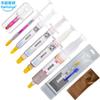 Huaneng Zhiyan HY610 grasa de silicona dorada tubo de aguja 0.5g silicona termoconductora para radiador pasta de silicona para disipación de calor 3.05W silicona