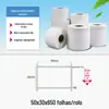 Papel Térmico Shengma Aili à Prova de Três Supermercado Chá com Leite Etiqueta Adesiva Amazon Roupas Papel para Impressão de Código de Barras