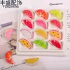 Pegatinas Acrílicas de Rodajas de Frutas Frescas de Verano Sandía Kiwi Granada Accesorios DIY Accesorios para el Cabello Materiales Hechos a Mano