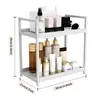 Caixa Organizadora de Cosméticos Mesa de Centro Grande Capacidade Prateleira de Armazenamento de Produtos para Skincare Prateleira de Armazenamento Banheiro Sala de Estar Cozinha Prateleira