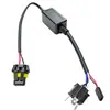 Transfronterizo 12-24V Universal Doble Luz Uno a Uno Luz Alta/Baja Grupo de Luces Lente de Lámpara Retráctil Línea de Cambio de Color No. 6 Línea de un solo lado