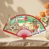 Imanes para Refrigerador de Guangzhou, Imanes Pequeños con Forma de Cintura, Isla de la Sal, Puente Guangji, Isla Sha Mian, Montaña Baiyun, Adhesivo por Detrás, Productos Culturales y Creativos de Tendencia Nacional