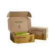 Caja de Color para Entrega Express Plegable de Producto Agrícola, Caja de Cartón Universal para Embalaje Exterior de Entrega de Regalo de Maíz Fresco, Personalización