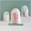 Sacos de Roupas de Plástico PE, Sacos de Armazenamento em Formato de Feijão, Sacos de Embalagem Impermeáveis Transparentes Foscos para Meias e Sapatos, Armazenamento de Roupas no Atacado
