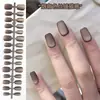 Unhas Postiças Populares, Unhas Curtas, Manicure Feita à Mão, Adesivos de Unha Postiça de Alta Qualidade, Unhas Pré-fabricadas, Atacado direto da Fábrica