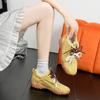 Zapatos Deportivos Casuales Nuevos de Estilo Primavera y Verano para Mujer, Suela Gruesa, Aumento Interno de Altura, Malla Transpirable, Piel Genuina, Zapatos de Entrenamiento Alemanes para Mujeres Menudas