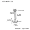 Mili Aço Inoxidável Zircônia Unha do Umbigo Combinação Multi-Estilo Estilo Milênio Exquisito Removível DIY Body Piercing Joia