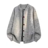 Suéter cárdigan retro estilo Old Money para hombre y mujer Otoño Invierno Holgado Casual Estilo Perezoso Felpa Versátil Prendas de punto Abrigo de punto Moderno